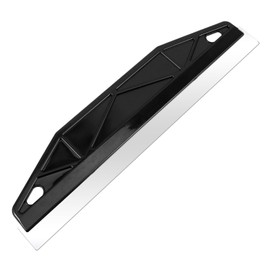 Wanheart Paint Trim Guard, 12" Stainless Steel Paint Shield for Skirting Board Painting, Straight Edge Painter Tool, Wallpaper Scraper Edge Painting Tool for Cutting in Precision Paint Edger & Guide