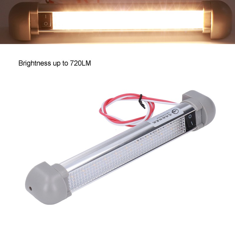 8.9in LED Awning Light Bar DC12V/24V 2W 180° Rotation IP66
