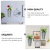 Kisangel 2pcs Iron Wall-Mounted Flower Pots Galvanized Hanging for Decorative