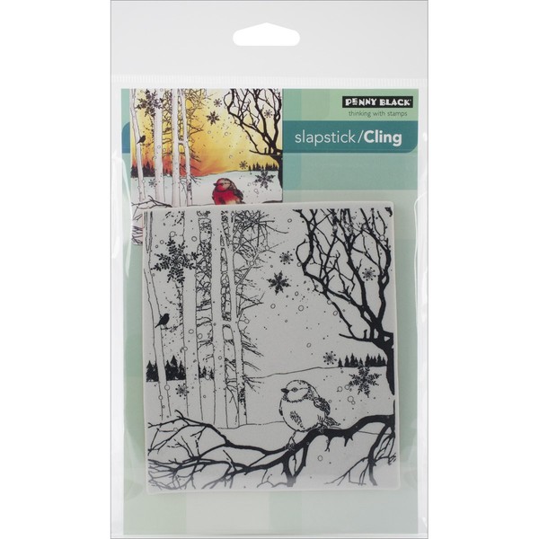 Penny Black 40-339 Decorative Rubber Stamps, Winter Song