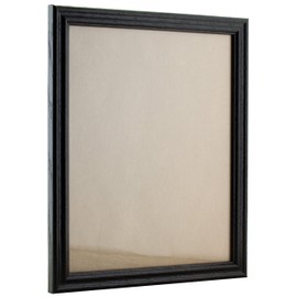 Craig Frames 200ASHBK 0.75-Inch Wide Picture/Poster Frame with Wood Grain Finish, 3 by 3-Inch, Black