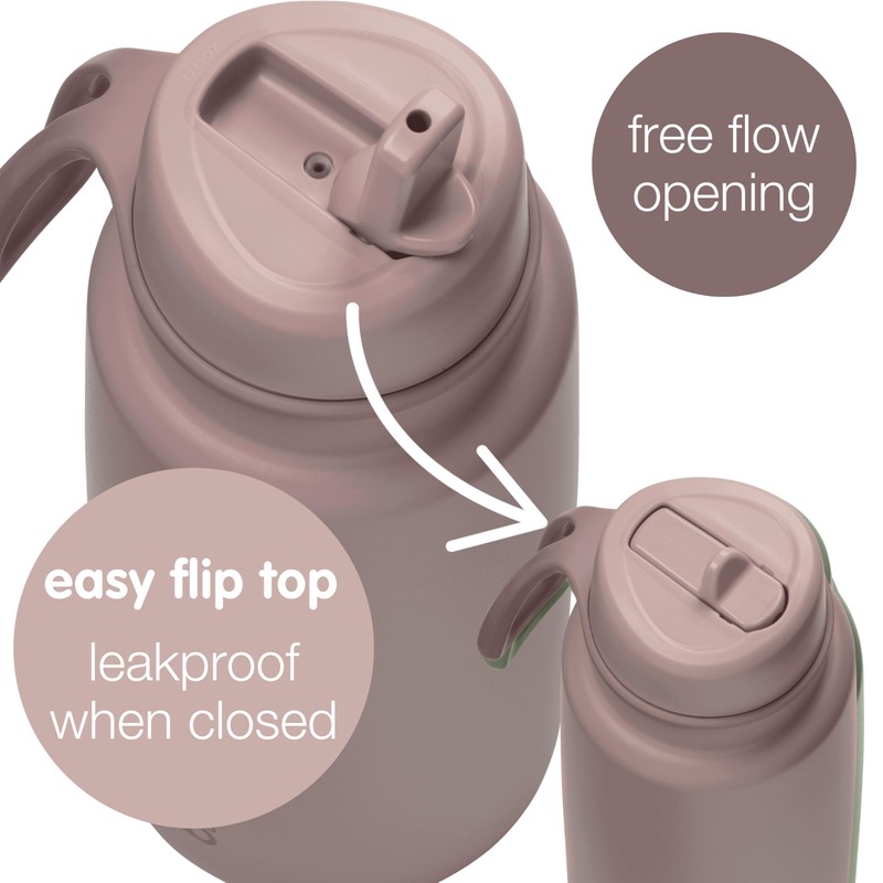 b.box 1 L Insulated Flip Top Bottle, 1 L Flip