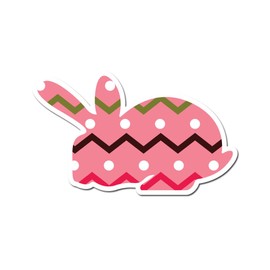 Stylish Easter Bunny - 10 Inch Full Color Vinyl Decal for Indoor or Outdoor use, Cars, Laptops, Décor, Windows, and More