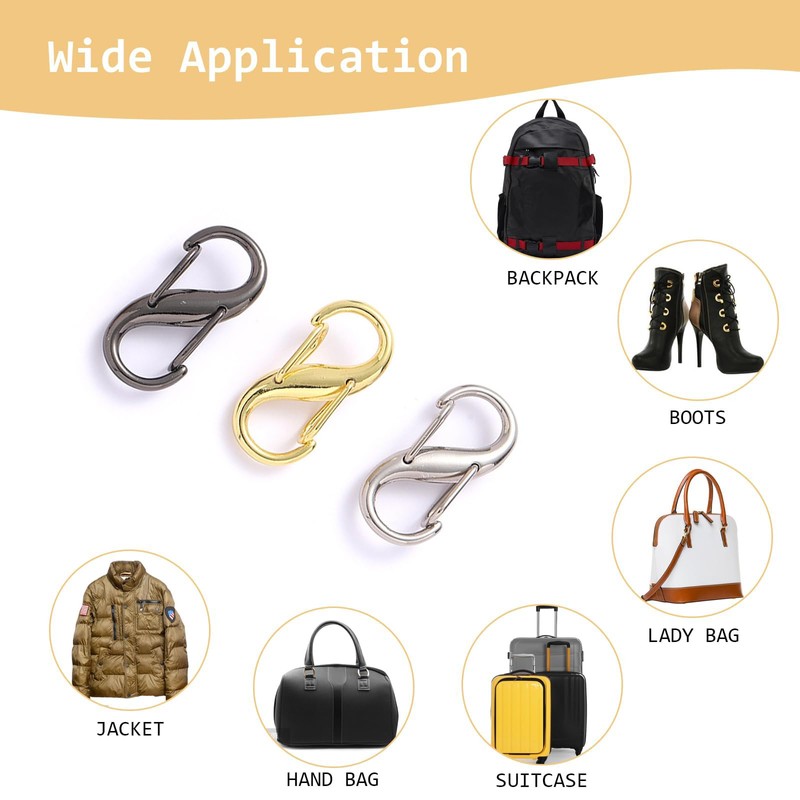 Anti Theft Zipper Clips 12 Pcs