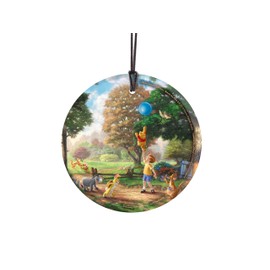 Thomas Kinkade Studios (Winnie the Pooh II) StarFire Prints Hanging Glass SPCIR472