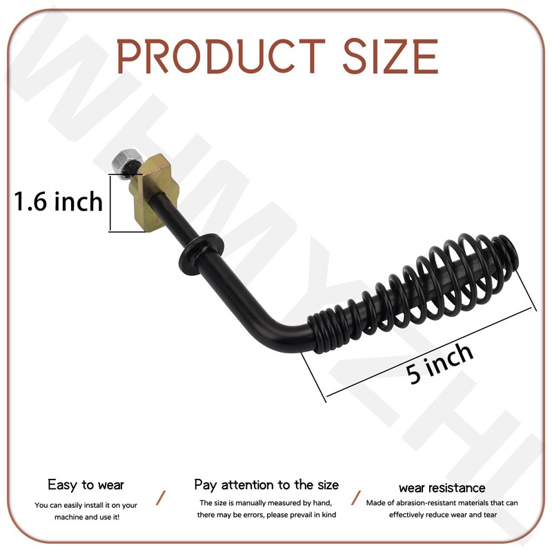 WHMYZHL 224-14042 Door Handle & Black Spring Handle Compatible with