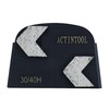 ACTINTOOL Two Arrow Segs Concrete Surface Preparation Diamond Grinding Metal