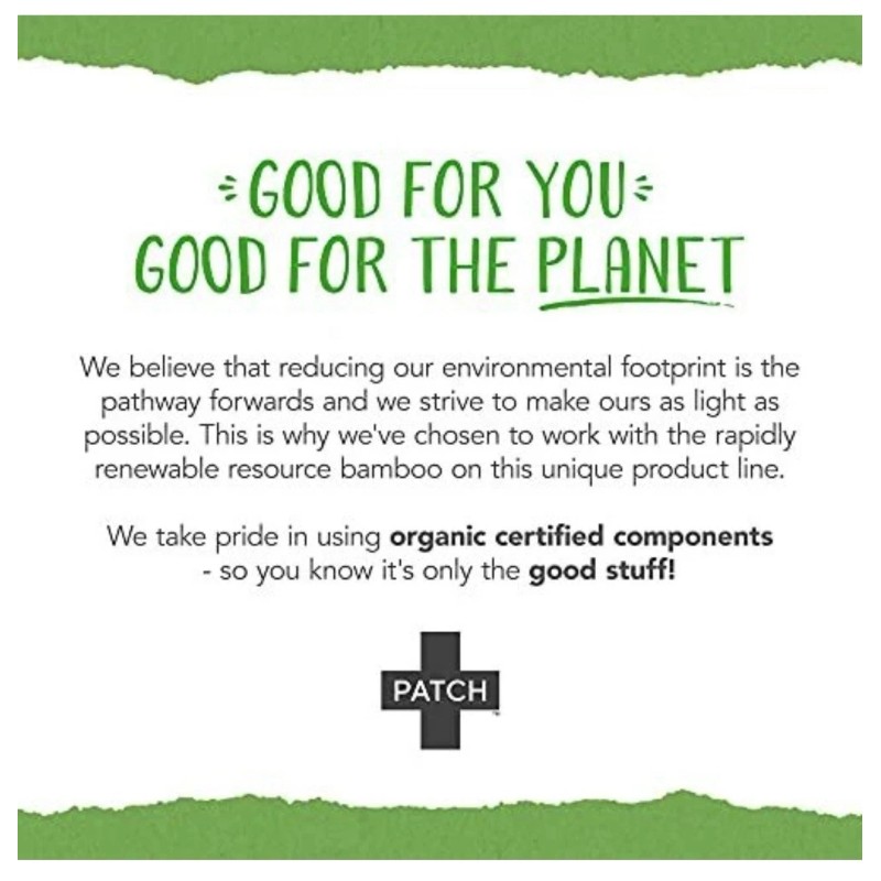 PATCH 3 Pack PATCH Aloe Vera Bamboo Adhesive Strip Bandages