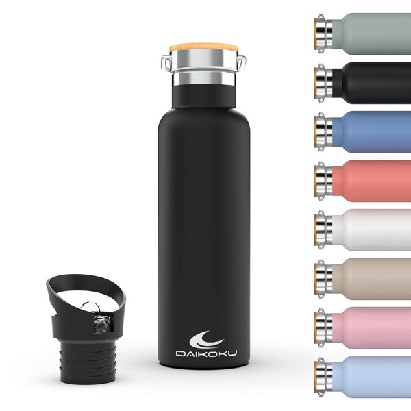 Daikoku Flasche, Thermosflasche aus Edelstahl mit doppelten Wänden, Hält Getränke