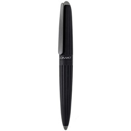 Diplomat D40301028 Aero Fountain Pen with Steel Broad Nib - Black