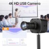 Cámara USB 4K HD Zoom Óptico 10X Lente Variable 5-50mm