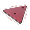 Vehicle Reflector, Safty Rear Triangle Red Reflector for RV Trucks