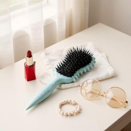 Seershine Curl Defining Tool – Blue | Guitar-Shaped Detangler for Curly, Coily & Wavy Hair