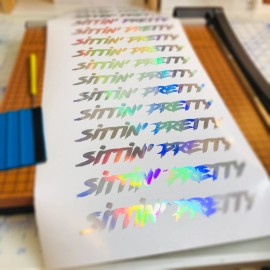 Stickercorp JDM 15 SITTIN' PRETTY CAR STICKER DECALS BULK WHOLESALE PACK LOT DRIFT OILS.