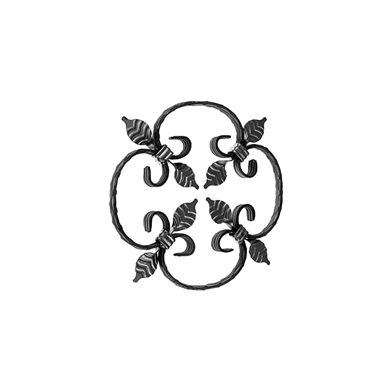 Gal Industrial Wrought Iron Ornament 23.5 x 23.5 cm Grid