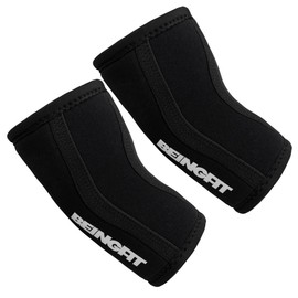 Beingfit Elbow Sleeve, Elbow Supporter, Muscle Training, Bench Press, 0.3 inch (7 mm), Elbow Band, Elbow Wrap, Muscle Training Supporter (M)