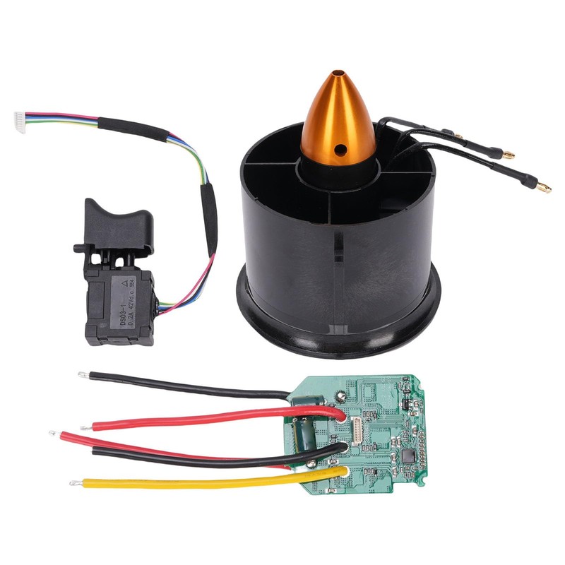 70mm EDF 6 Blades Ducted Fan with QF2822-3000KV 4S Brushless