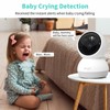 Alaga 2K Indoor Security Camera, AI Human & Pet Motion,