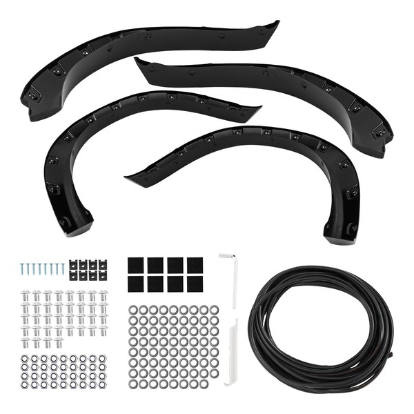 PHILTOP Fender Flare, Compatible with 2009-2018 Ram1500; 2019-2020 1500 Classic