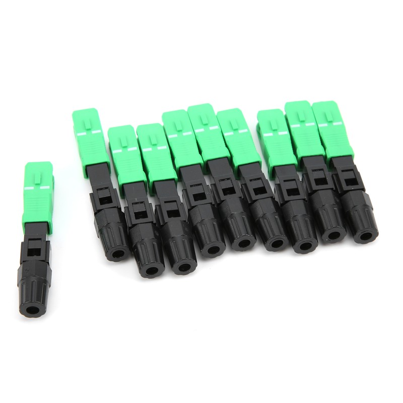 50Pcs Fiber Optic Fast Connector Adapter SC/APCC for Optical Fiber