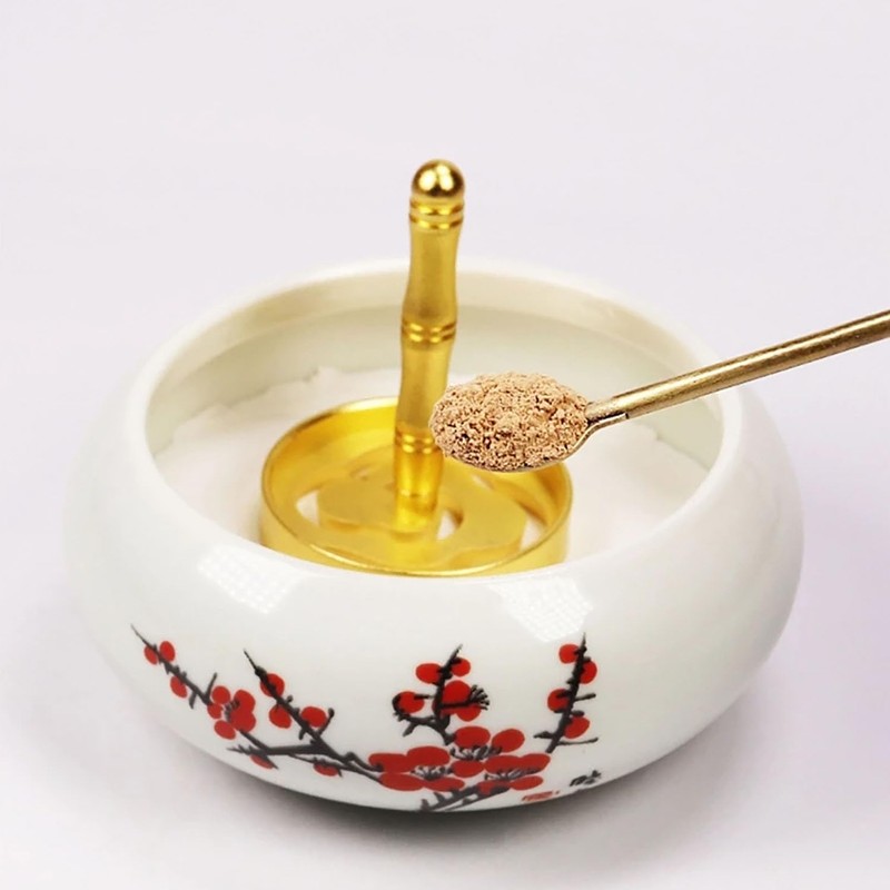 Lovelysp Incense Tool Set - Copper Spoon and Shovel for