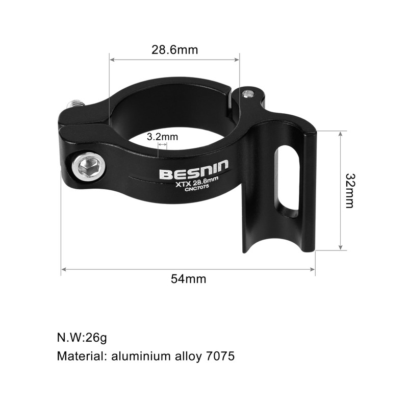BESNIN Chain Guard Converter or Bicycle front derailleur converter for
