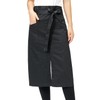 [Kagetsu Design] Long Waist Wrap Apron, Cafe Restaurant, Sommelier, Unisex,