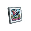 Border Collie Dog Mum Slate Coaster with Cute Cartoon Design,