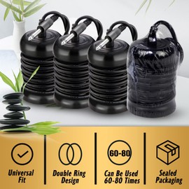 2 Pack Arrays for Ionic Foot Bath Detox Machine Replacement Arrays for Ionic Foot Bath Cleanse Machines System Stainless Steel Round(6.35mm Adapter)