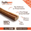 FOODIEPAWS All Natural 4-inch Bully Sticks Odor Free USA Packed