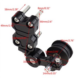 Chain Tensioner Adjuster - Universal Aluminum Chain Automatic Regulator for Motorcycle Motocross Dirt Bike ATV