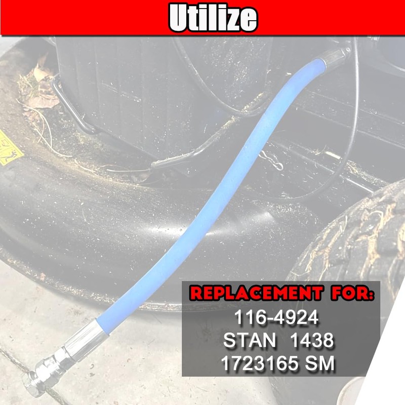 SHOOSHINE Engine Drain Port Oil Changing Hose, 3/8" NPT Adapter,
