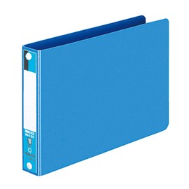 コクヨ ファイル リングファイル 2穴 B6横 170枚収容 青 フ-428NB