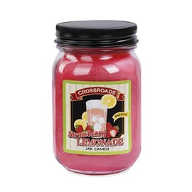 Crossroads Strawberry Lemonade Pint Candle, 12 Oz, SLMP