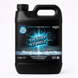 Home and Country USA Liquid Ice Melt – Fast-Acting, Deicer for Driveways, Sidewalks, and Steps (2.5 Gal)