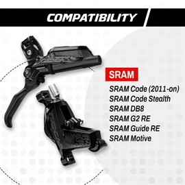 epic Disc Brake Pads for SRAM DB8, Motive, Code, Code Stealth, G2 RE & Guide RE| Organic, Sintered, Ceramic, E-Bike Options | 2 Sets (E-Bike)
