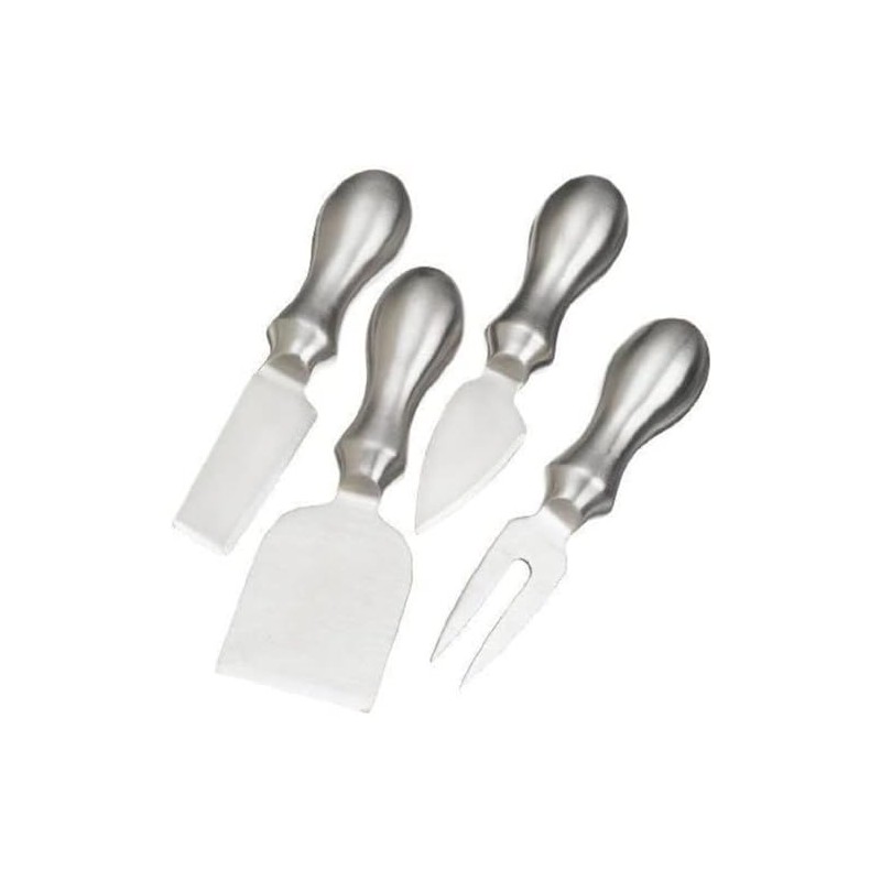 Prodyne K-4-S Stainless Steel Cheese Knives, Set of 4