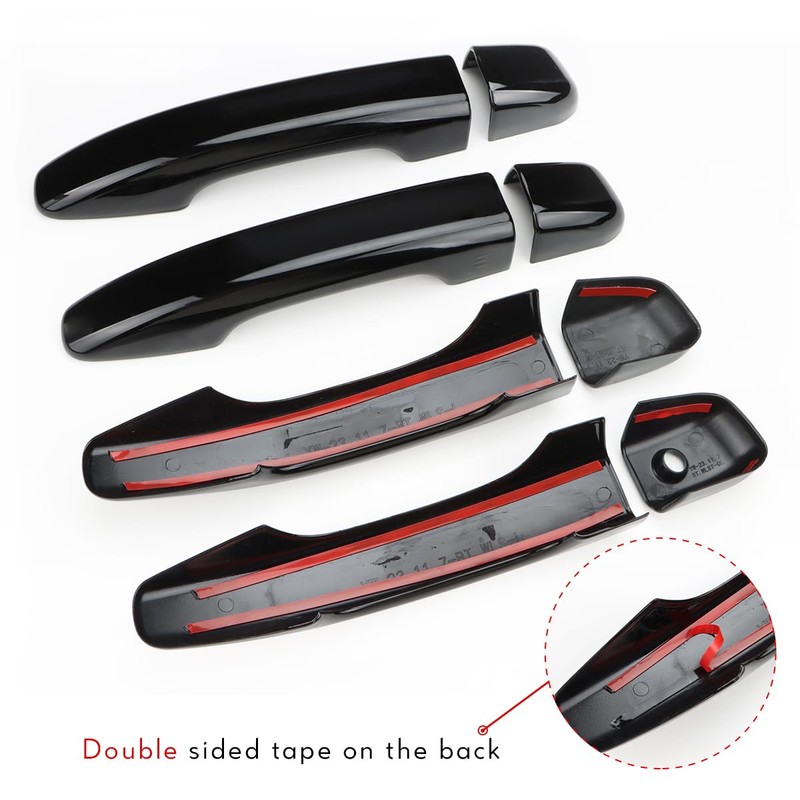 DLOVEG Car Door Handle Cover Compatible for 2018 2019 2020