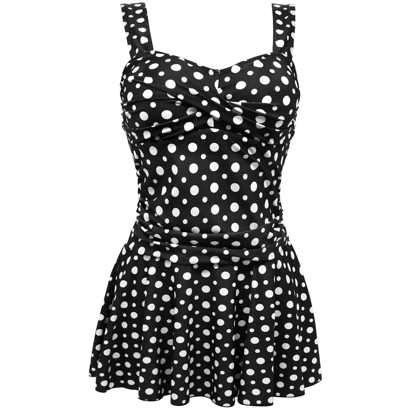 AONTUS Traje de baño de una pieza de talla grande
