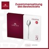 Gerlach 1760 Celestia Coffee Spoon Set for 6 People, Dishwasher