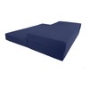 Danfuton Queen Navy Trifold Foam Beds, Portable Shikibuton Ottoman Bed