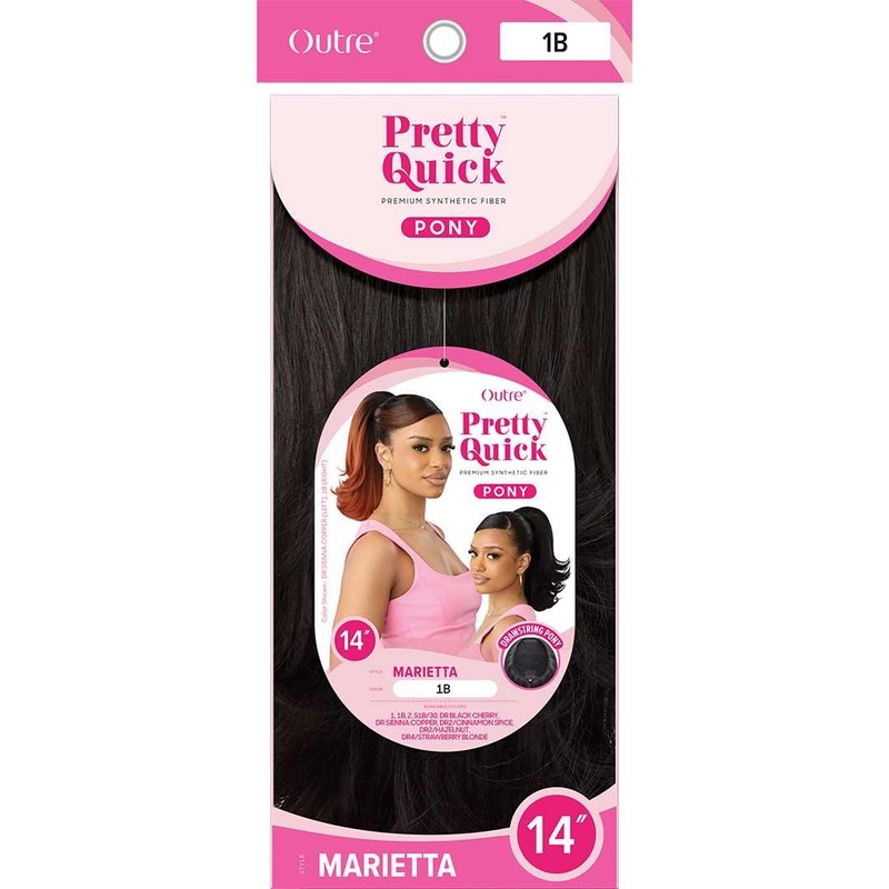 Outre Pretty Quick - Drawstring Pony - Marietta (DR SIENNA