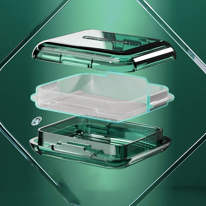 DUBSTAR Daily Pill Organizer,4 Compartments Portable Travel Small Pill Case,