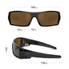 Polarized Sunglasses for Men with Corning Glass Lens - Scratch-Resistant,
