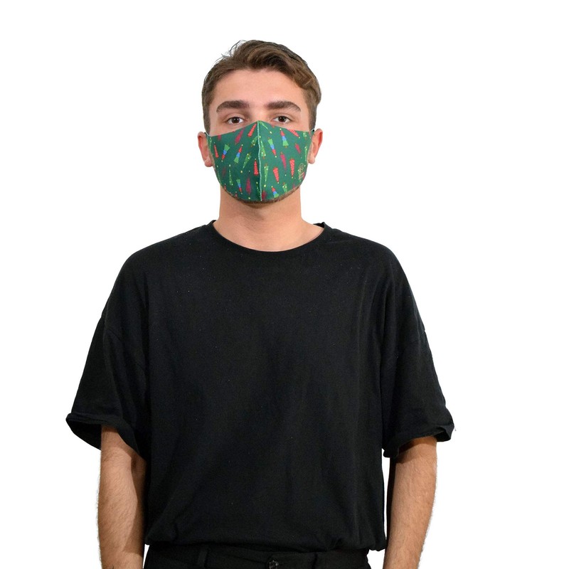 Basic Sense CHRISTMAS Copper Ion Infused Washable Reusable Face Coverings