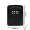 4-Digit Combination Key Lock Box for Outdoor Key Storage –