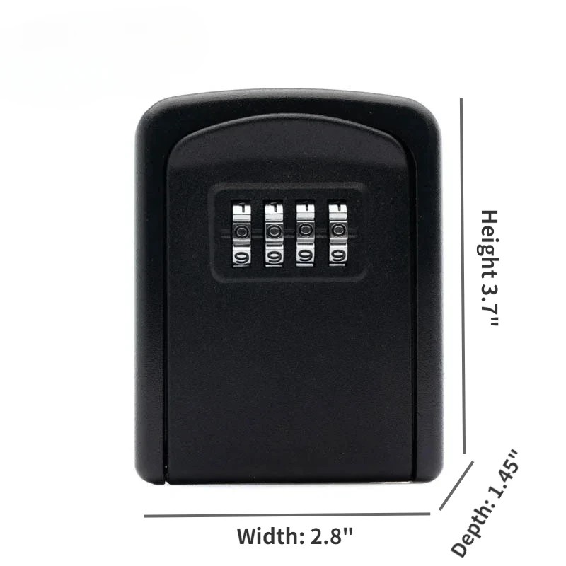 4-Digit Combination Key Lock Box for Outdoor Key Storage –