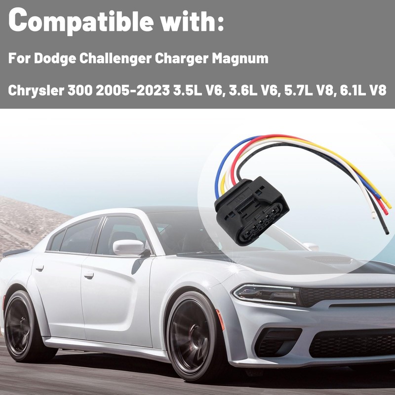Fuel Pump Connector for Doge Charger 5Wire Wiring Harness Compatible