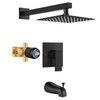 Airuida Bathtub Shower Faucet Set with Tub Spout Faucet Kit