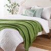 BATTILO HOME - Manta de punto suave, ligera, con textura